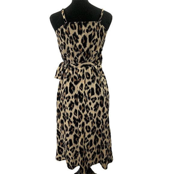 Shein Women's Cheetah Wrap Dress - Picture 2 of 7